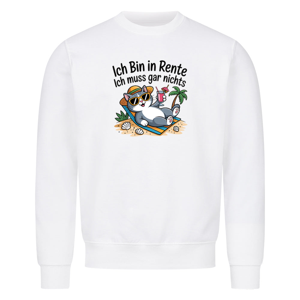 Sweatshirt Ich Bin in Rente, getragen
