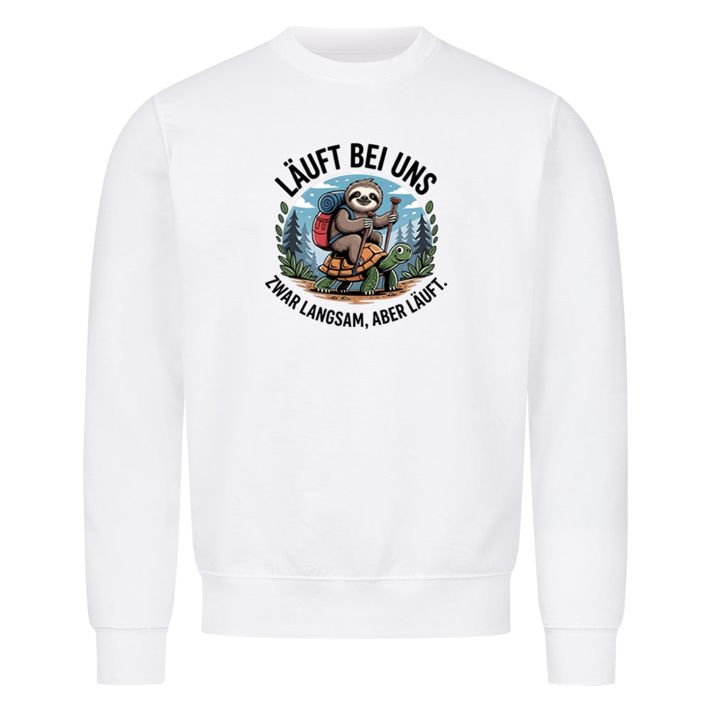 Sweatshirt Läuft bei Uns, getragen