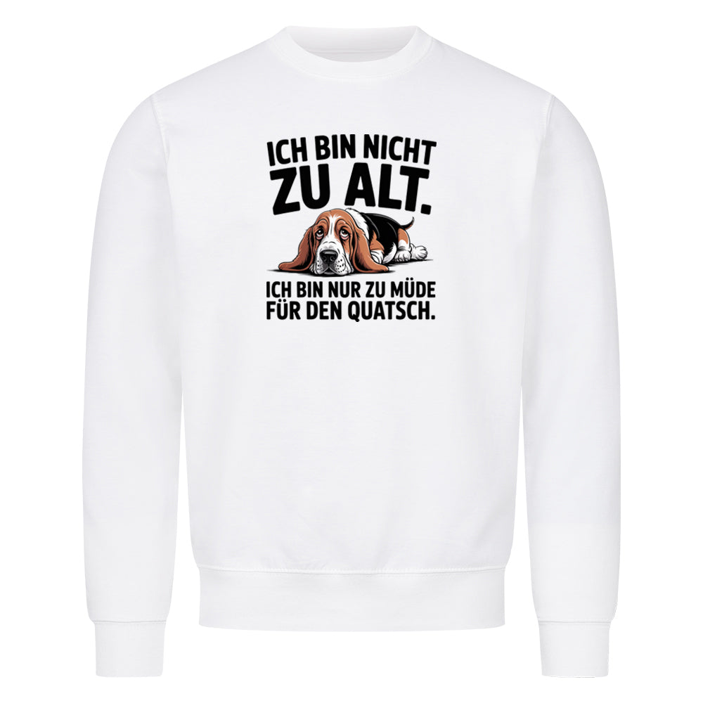 Sweatshirt Zu Alt, getragen