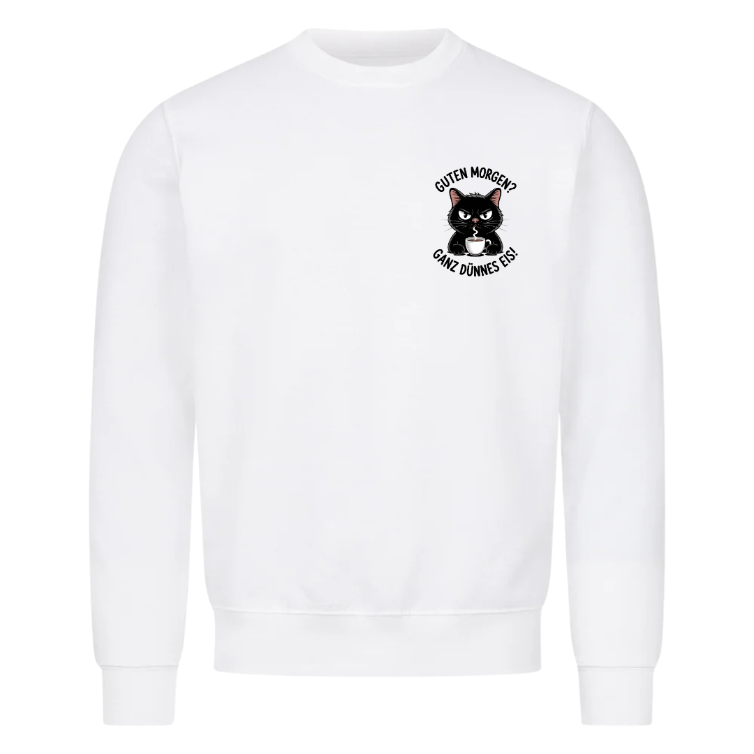 Sweatshirt Guten Morgen, getragen