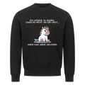 Lustiges Sweatshirt mit Spruch Es liegt nicht an dir, Vorderansicht