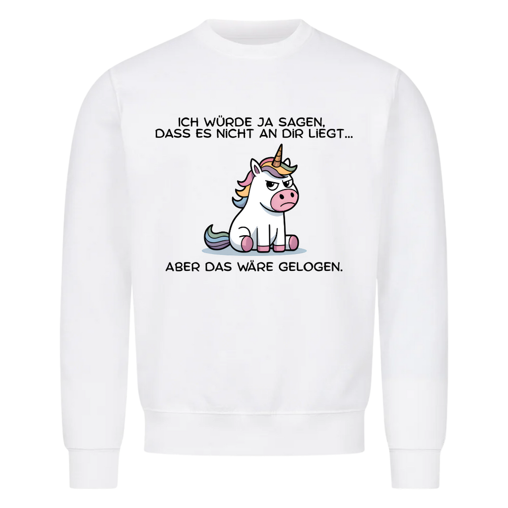 Sweatshirt Es liegt nicht an dir, getragen