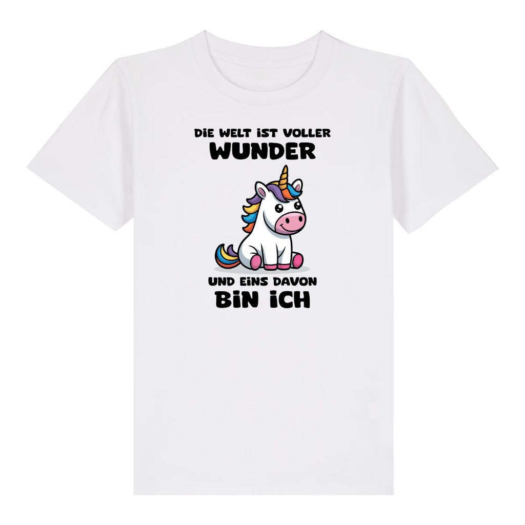 Mehr Einhorn Kinder T-Shirt Weiß Vorderseite