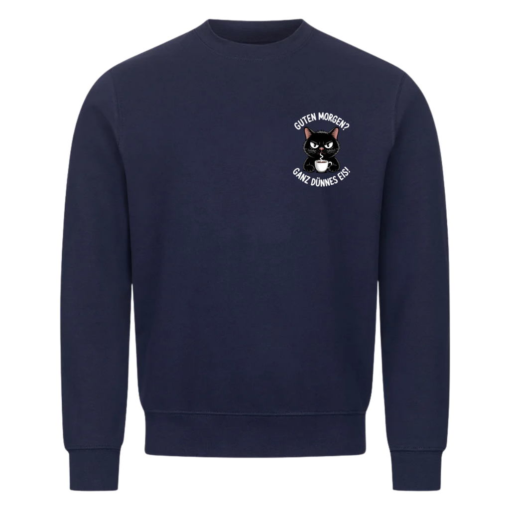 Sweatshirt Guten Morgen, Seitenansicht