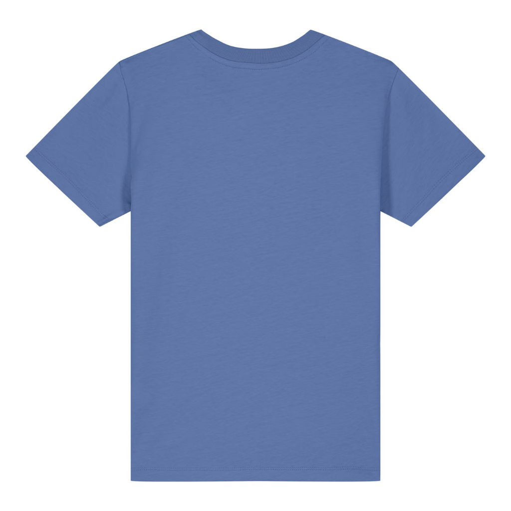 Mehr Einhorn Kinder T-Shirt Blau Rückseite