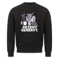 Lustiges Sweatshirt mit Spruch Dezent Genervt, Vorderansicht