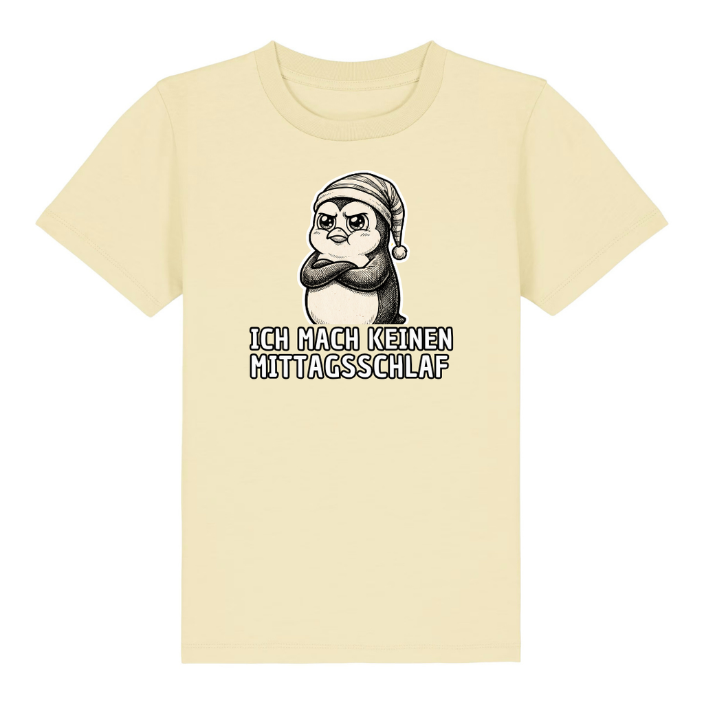 Kein Mittagsschlaf Kinder T-Shirt Butter Vorderseite