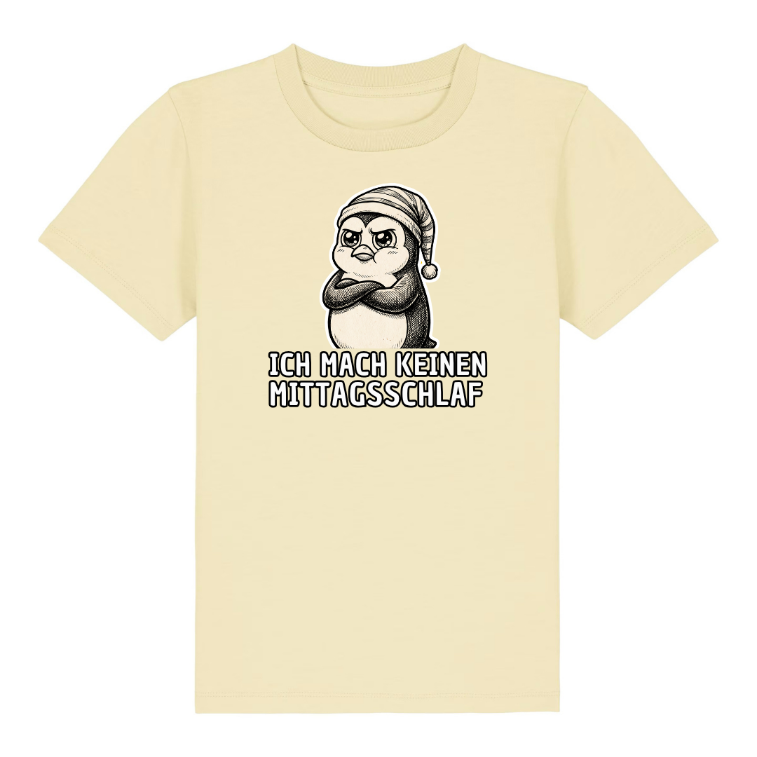 Kein Mittagsschlaf Kinder T-Shirt Butter Vorderseite