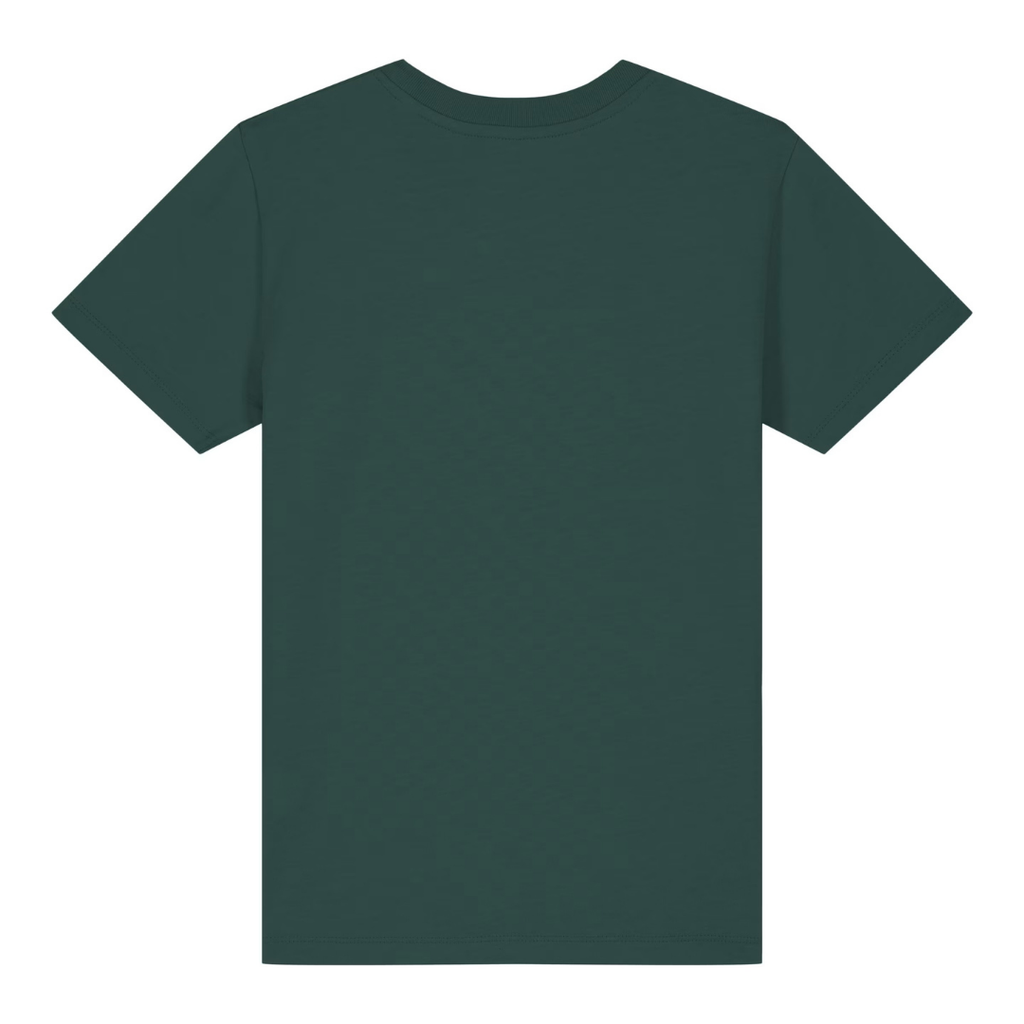 Kein Mittagsschlaf Kinder T-Shirt Grün Rückseite