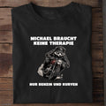 Schwarz – Unisex T-Shirt, Beispiel Motorrad