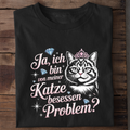 T-Shirt Von meiner Katze besessen, getragen