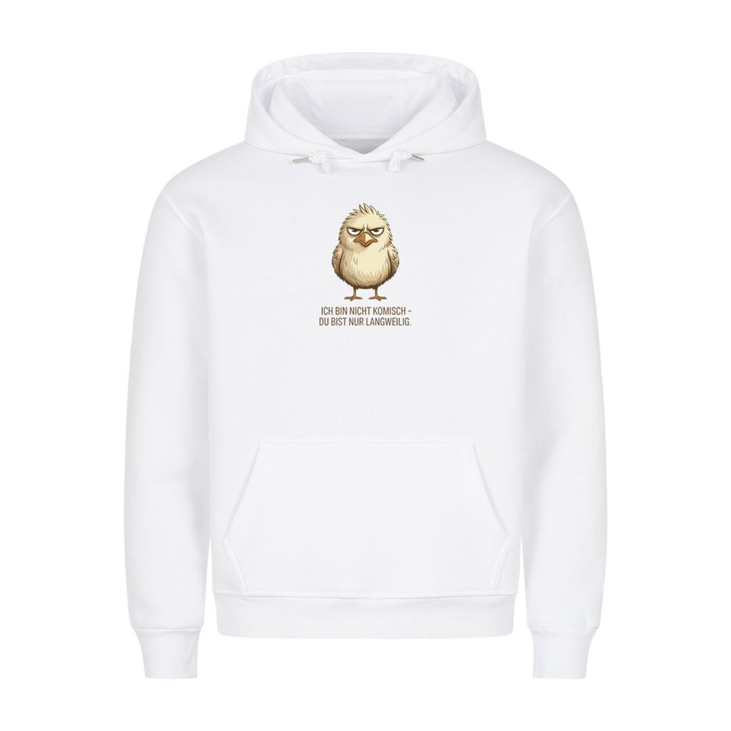 Hoodie Du bist Nur Langweilig, Motivansicht