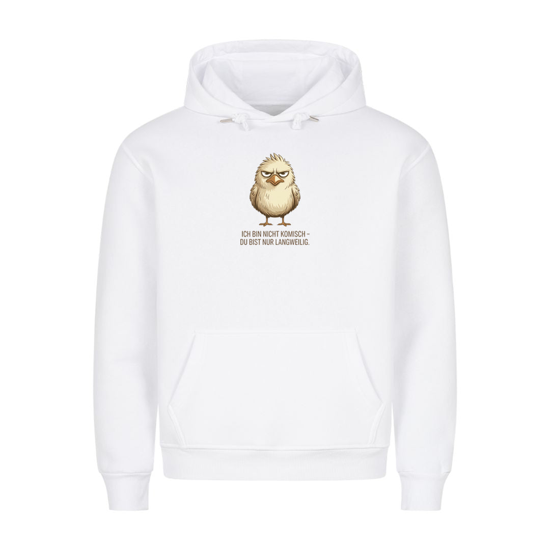 Hoodie Du bist Nur Langweilig, Motivansicht