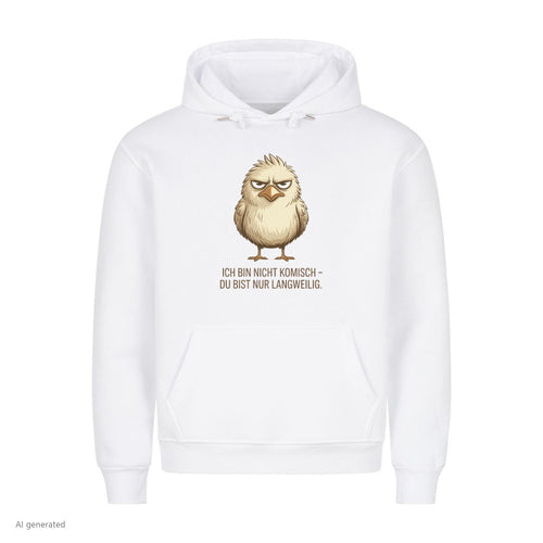 Hoodie Du bist Nur Langweilig, Motivansicht