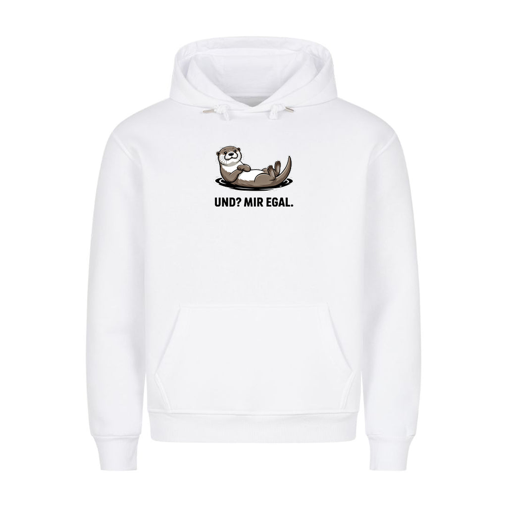 Hoodie Und Mir egal!, Motivansicht