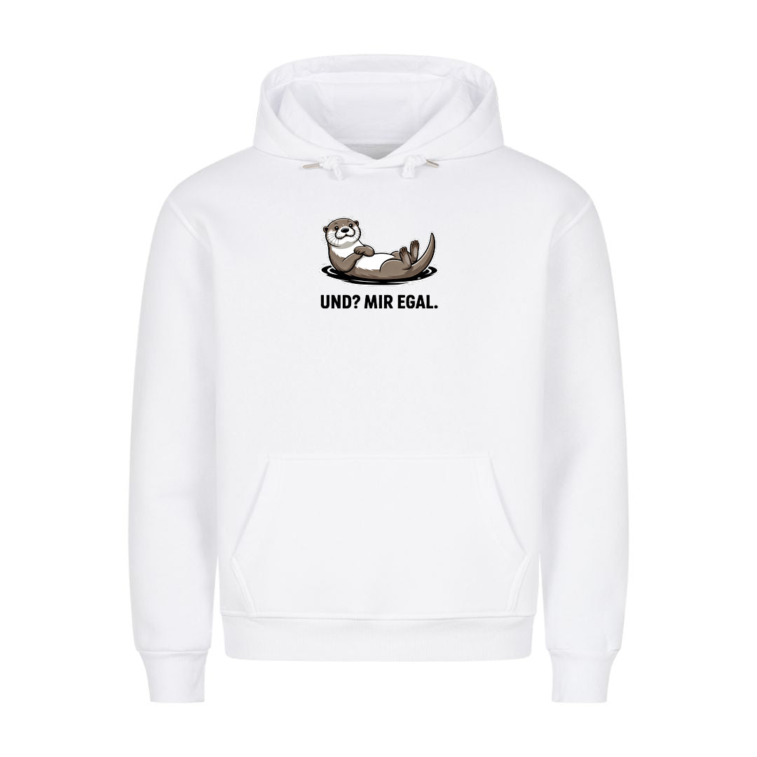 Hoodie Und Mir egal!, Motivansicht