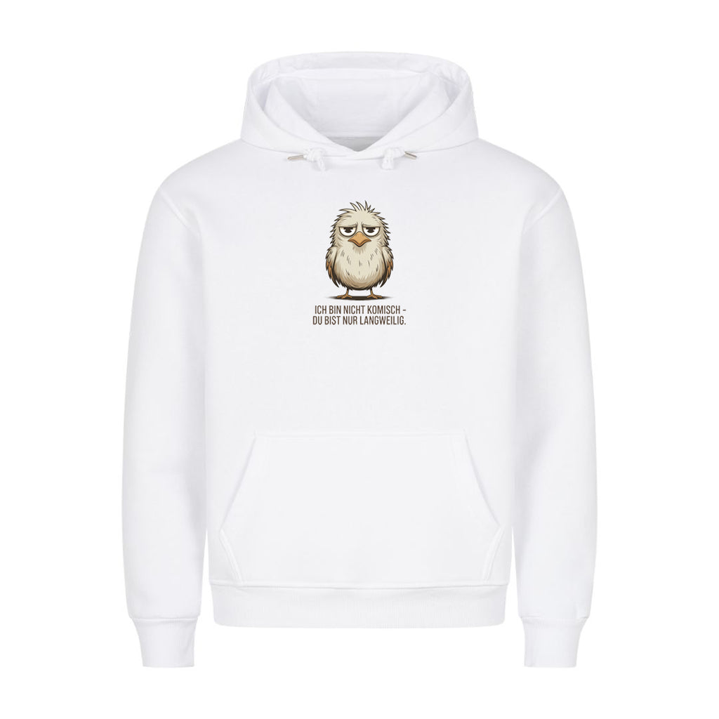 Hoodie Ich bin nicht komisch, Motivansicht