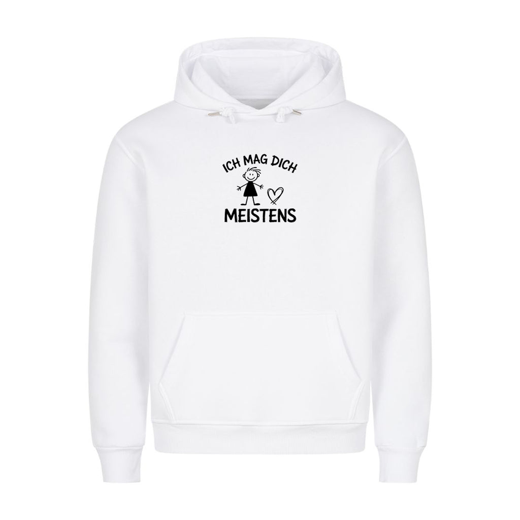 Hoodie Ich mag dich, meistens, Motivansicht