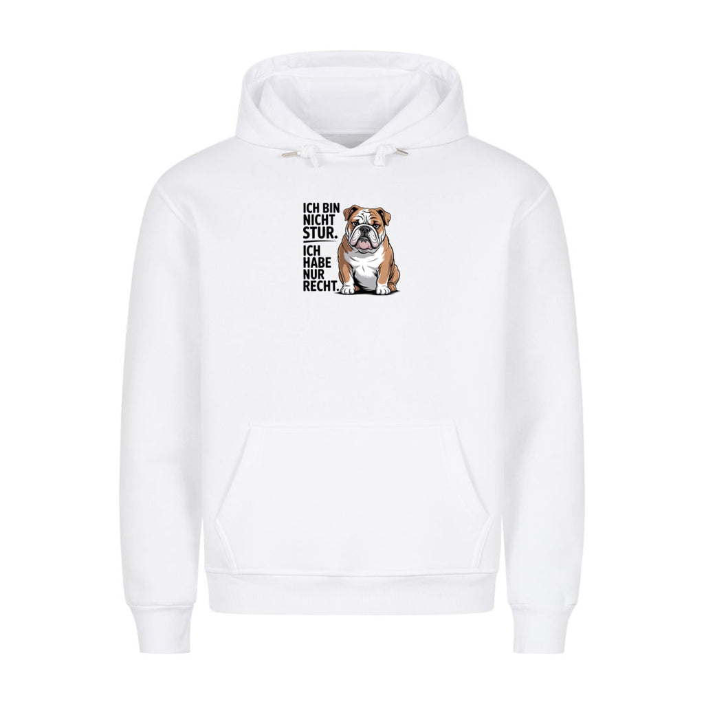 Hoodie Ich Bin Nicht Stur, Motivansicht