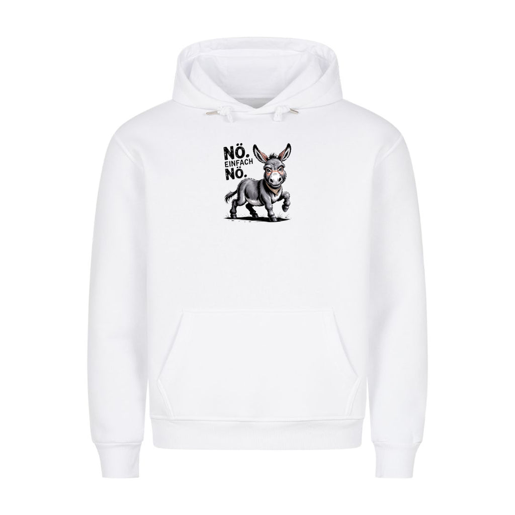 Hoodie Einfach nö Esel, Motivansicht