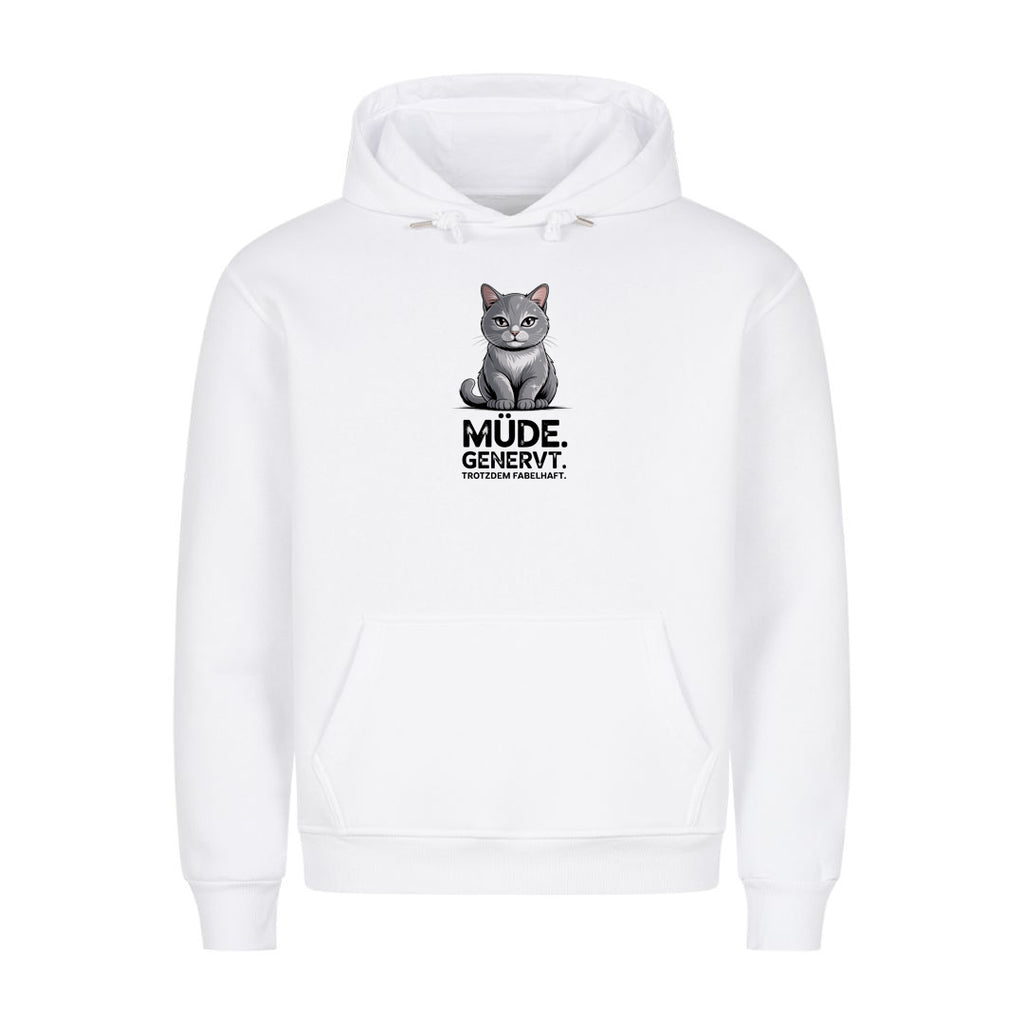 Hoodie Mäßig genervt, Motivansicht