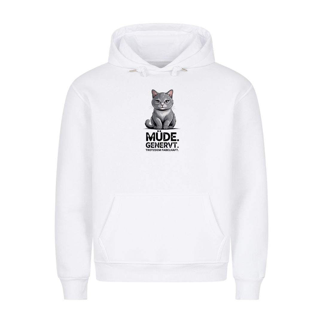 Hoodie Mäßig genervt, Motivansicht