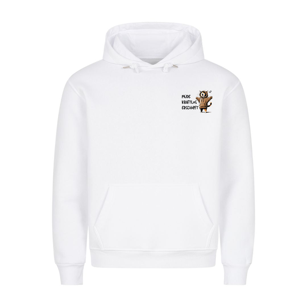 Müde kraftlos erschöpft Hoodie