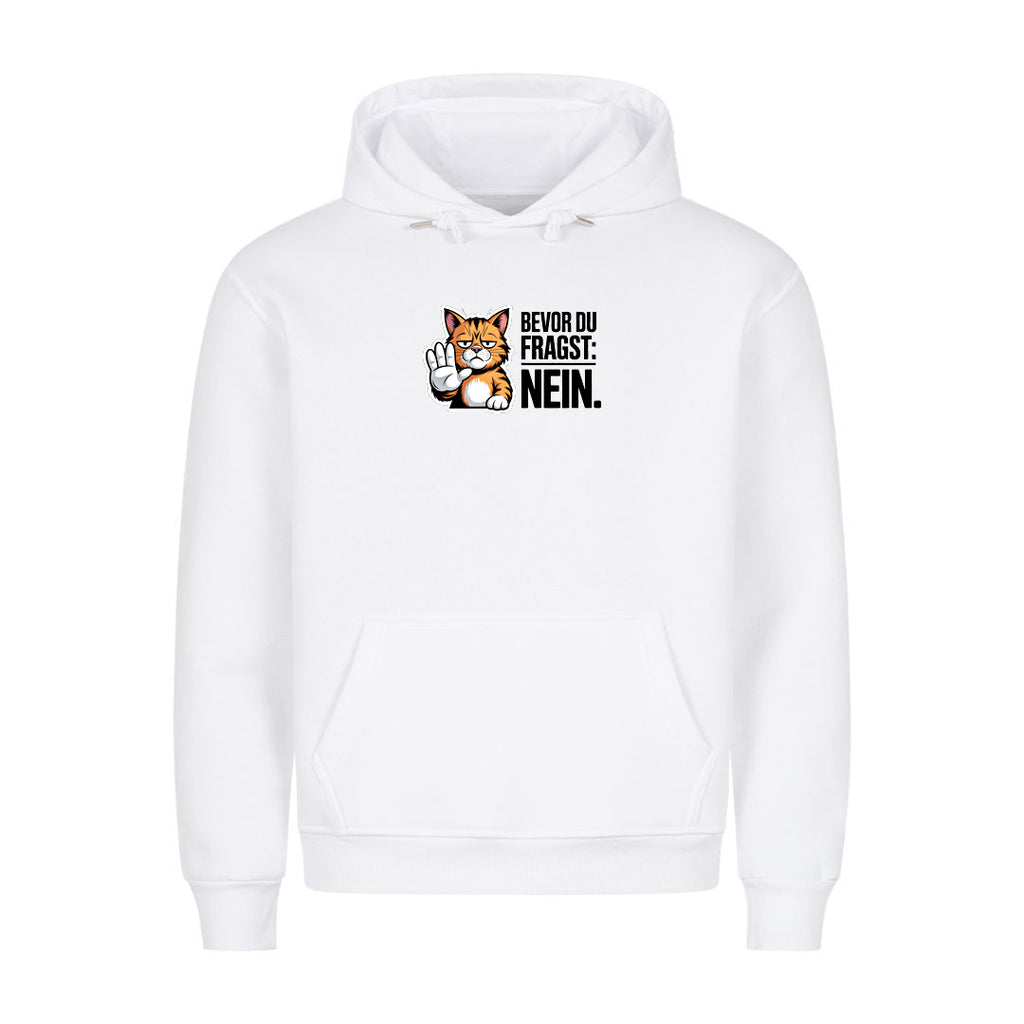 Hoodie Nein Katze, Motivansicht