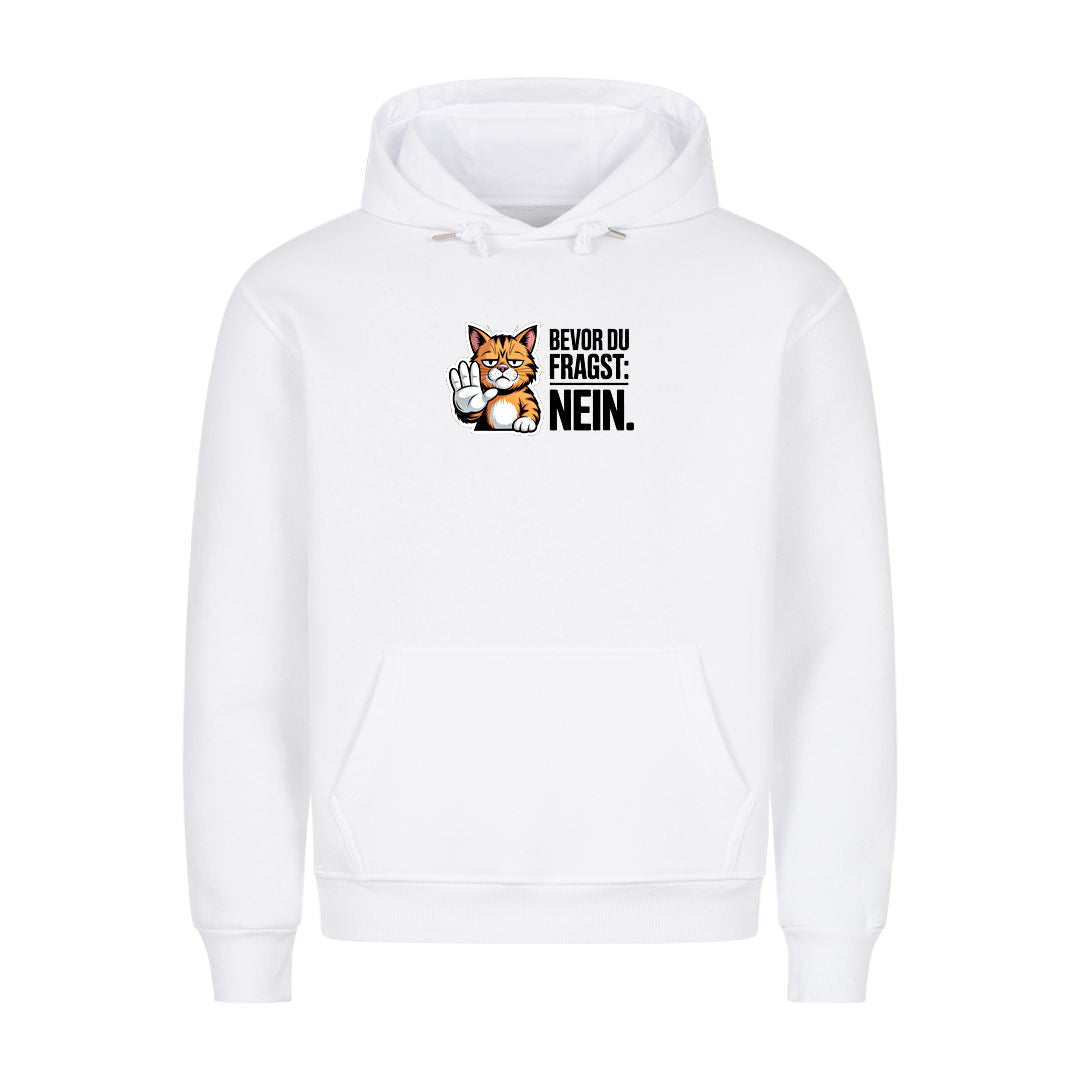 Hoodie Nein Katze, Motivansicht