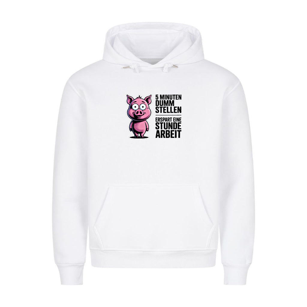 Hoodie 5 min dumm stellen, Motivansicht