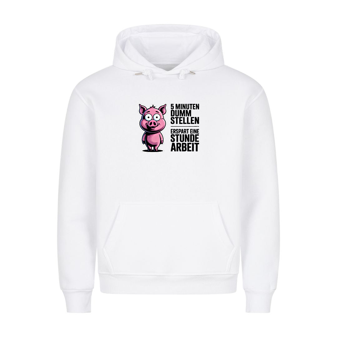 Hoodie 5 min dumm stellen, Motivansicht
