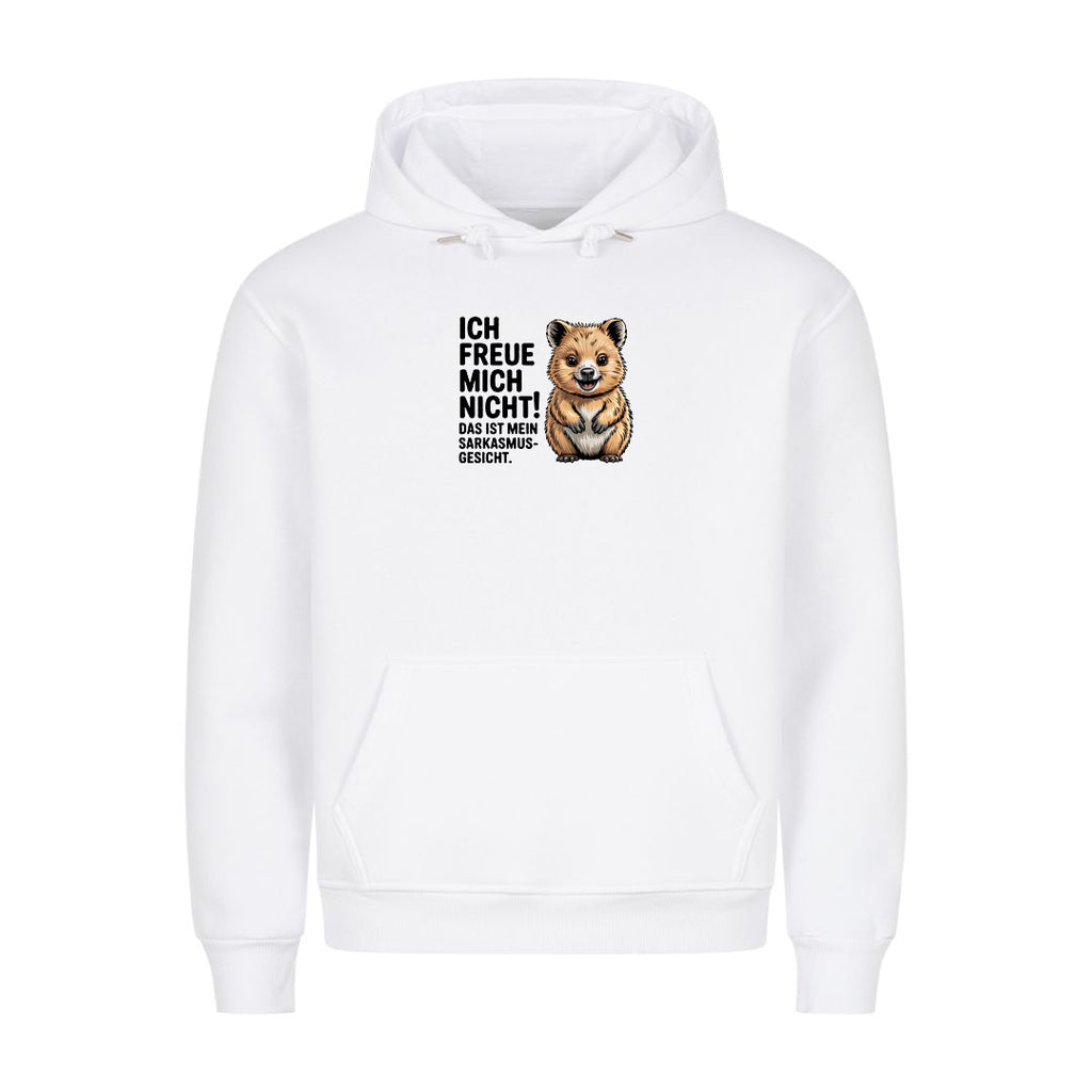 Hoodie Sarkasmus Gesicht, Motivansicht