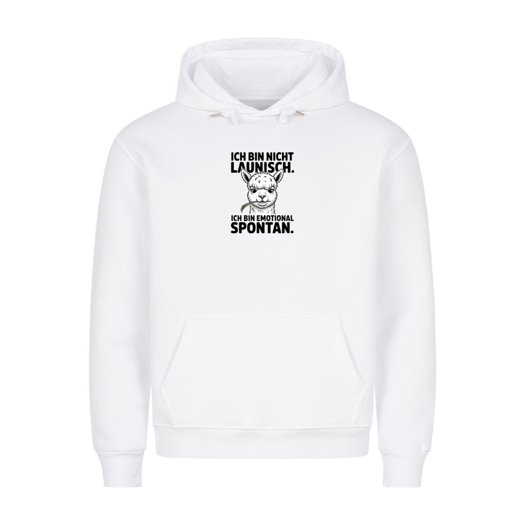 Hoodie Ich Bin Nicht Launisch, Motivansicht