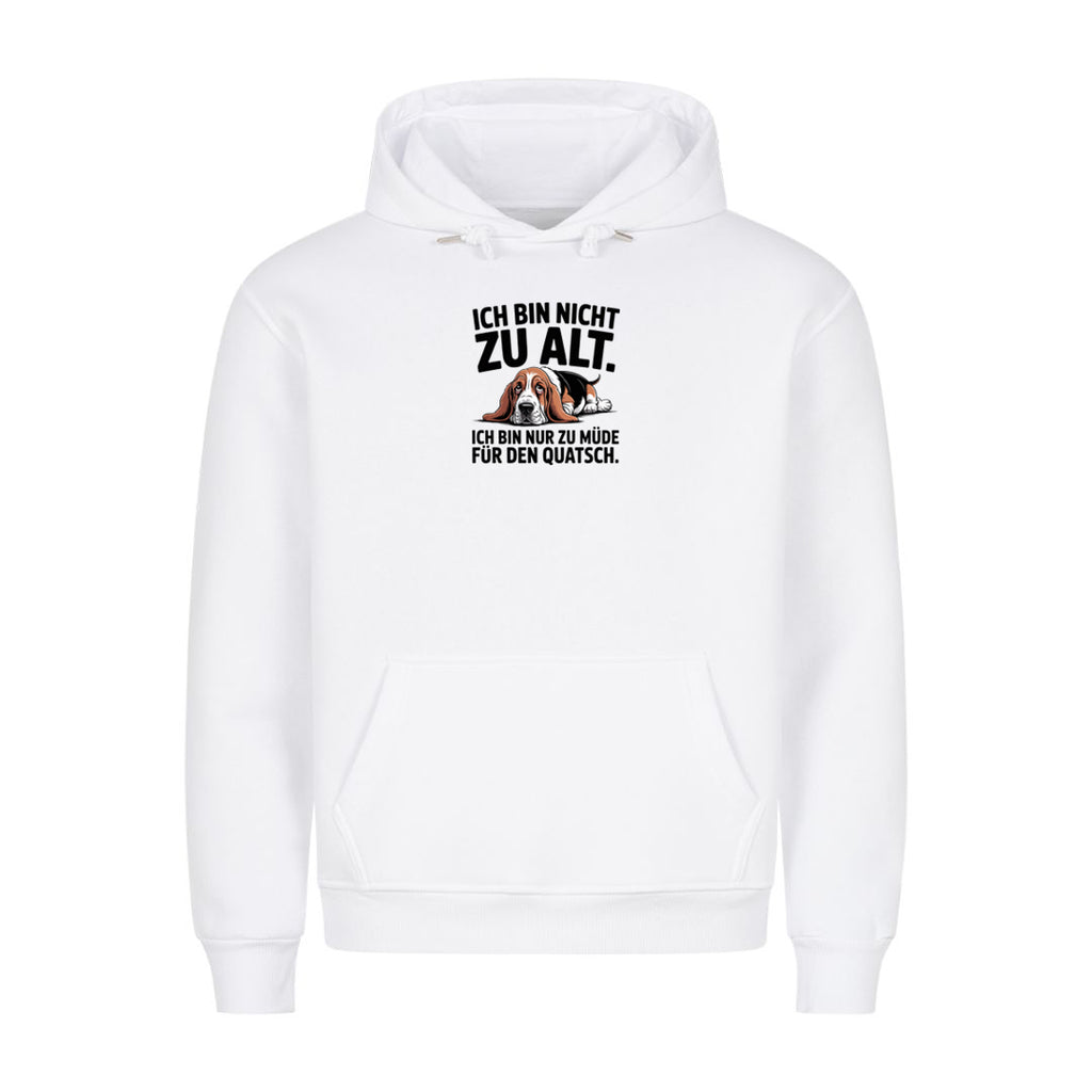 Hoodie Zu Alt, Motivansicht