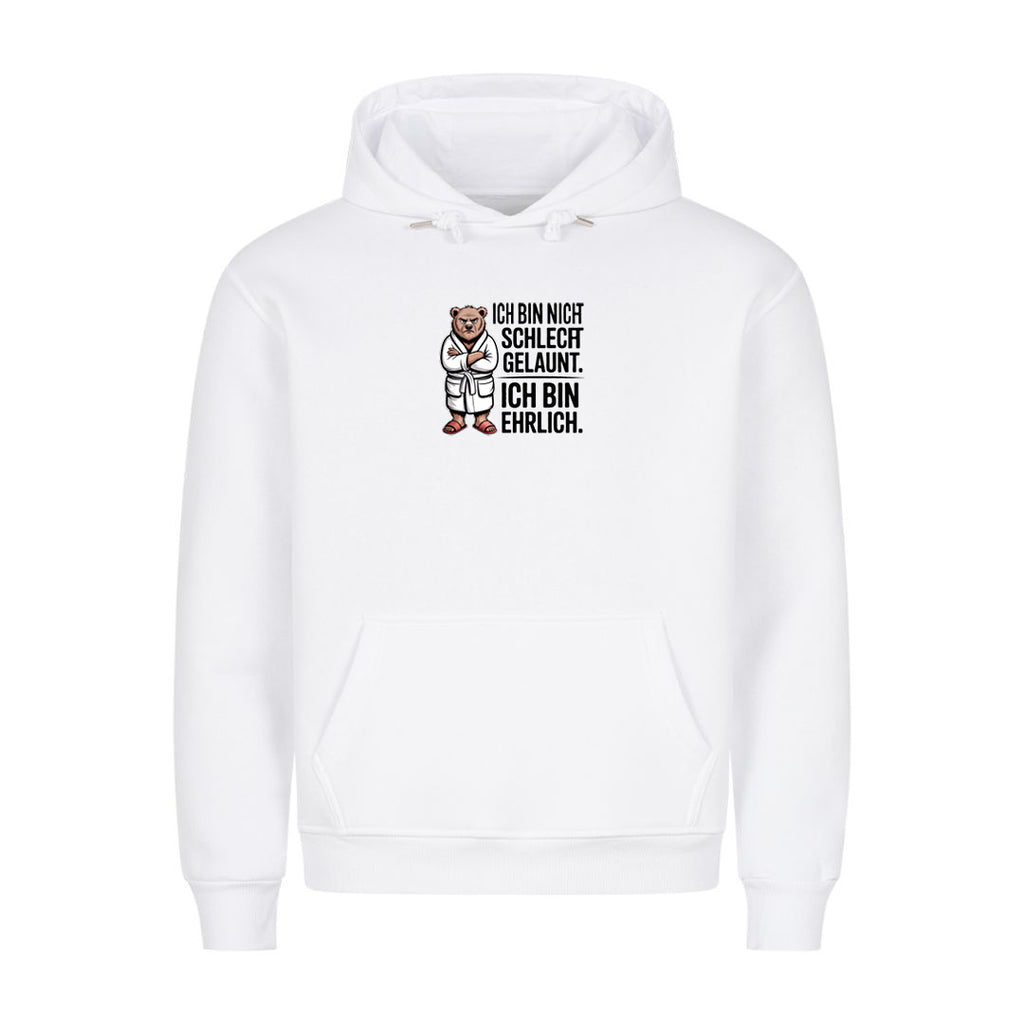 Hoodie Ich bin ehrlich, Motivansicht