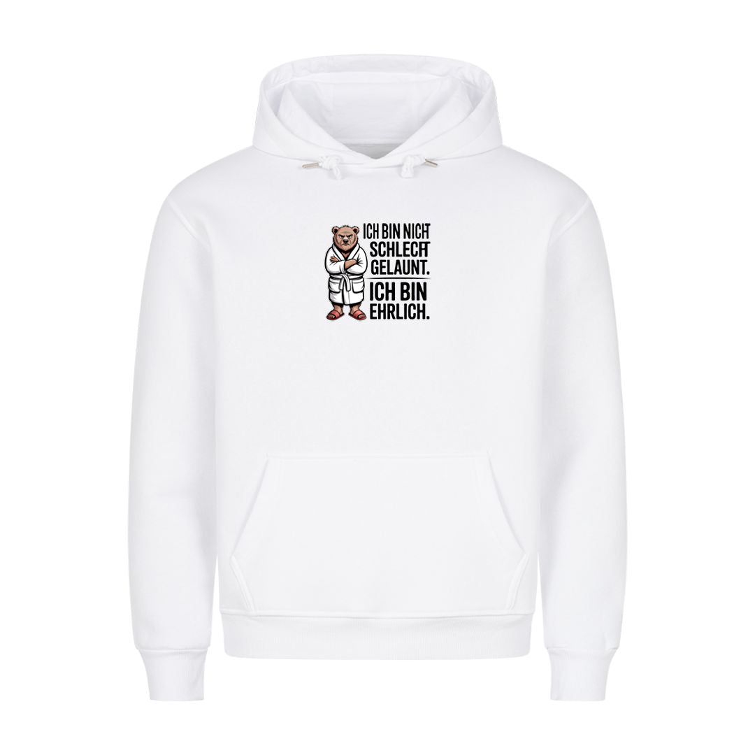 Hoodie Ich bin ehrlich, Motivansicht