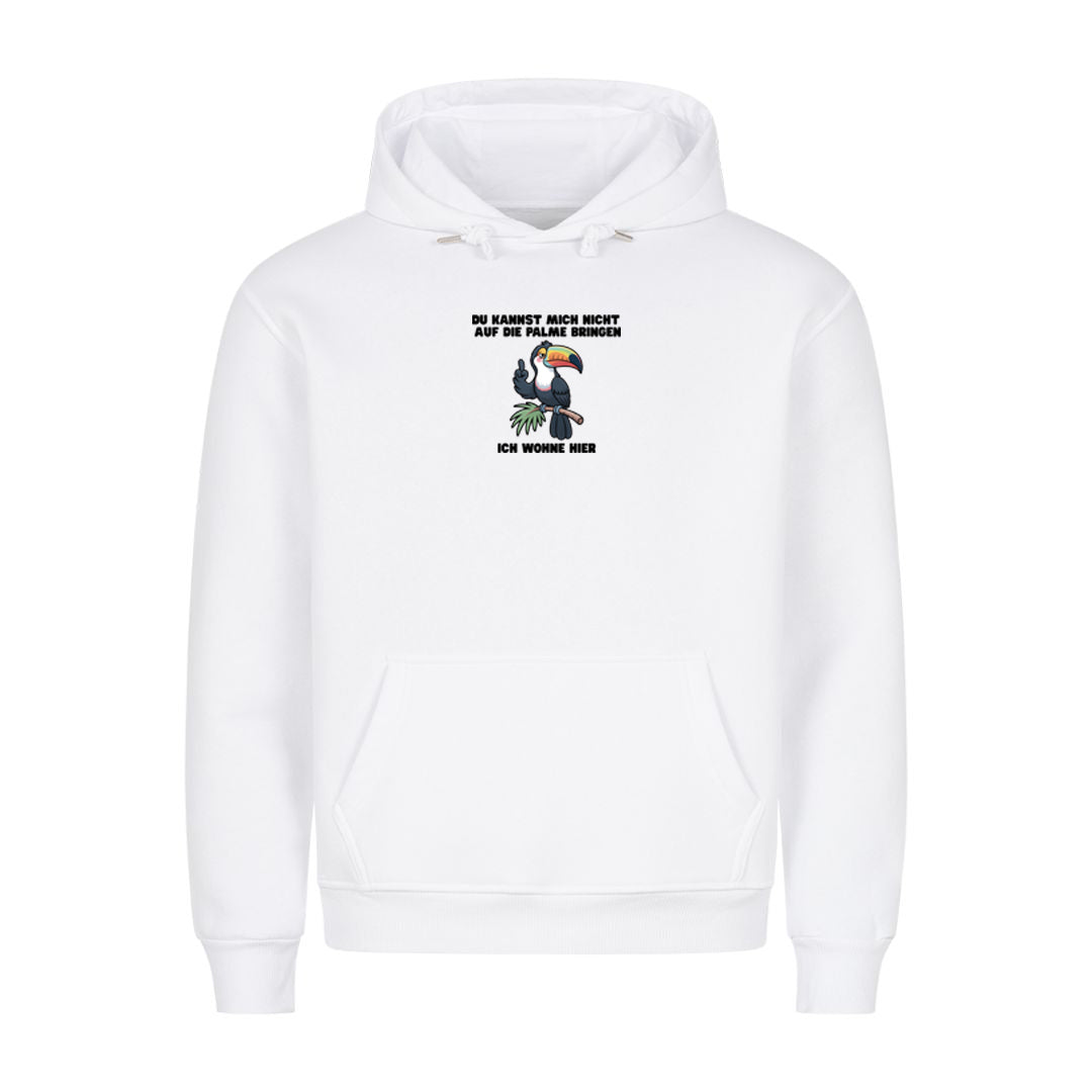 Hoodie Auf die Palme bringen, Motivansicht