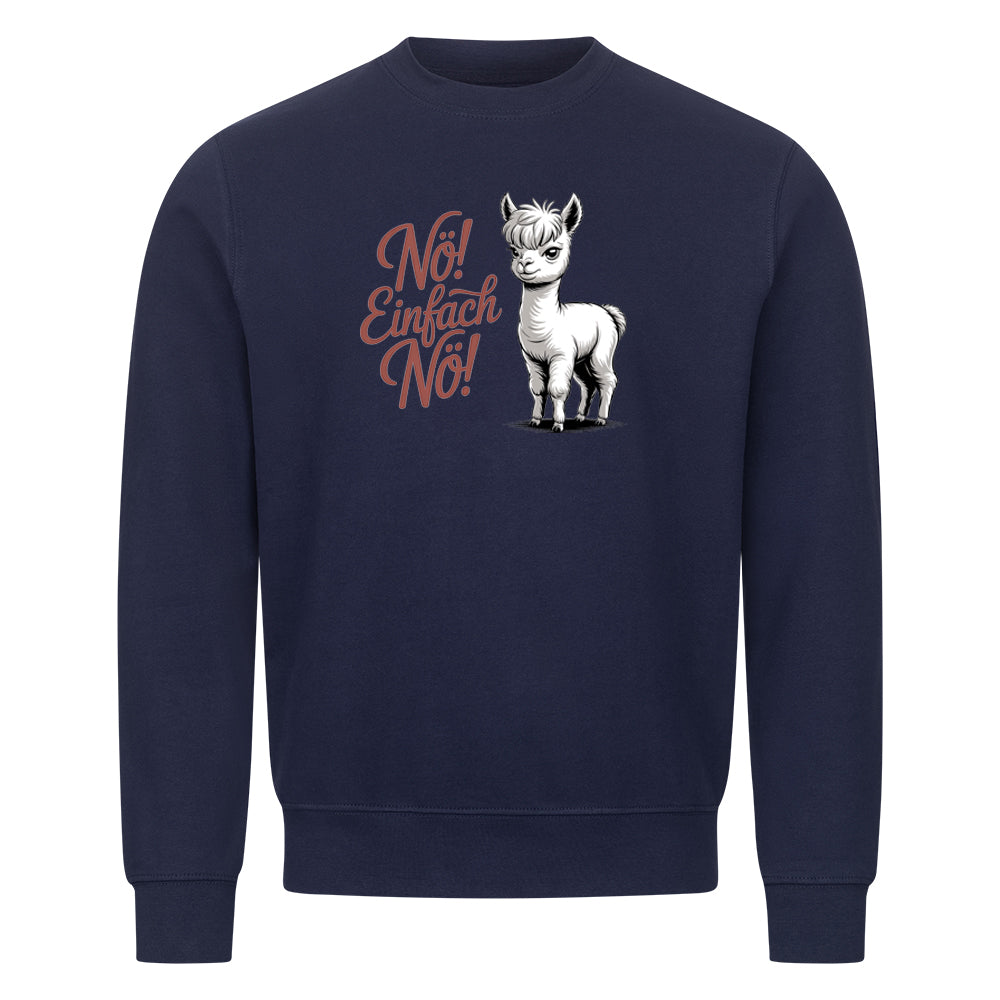 Sweatshirt Nö Alpaka, Seitenansicht