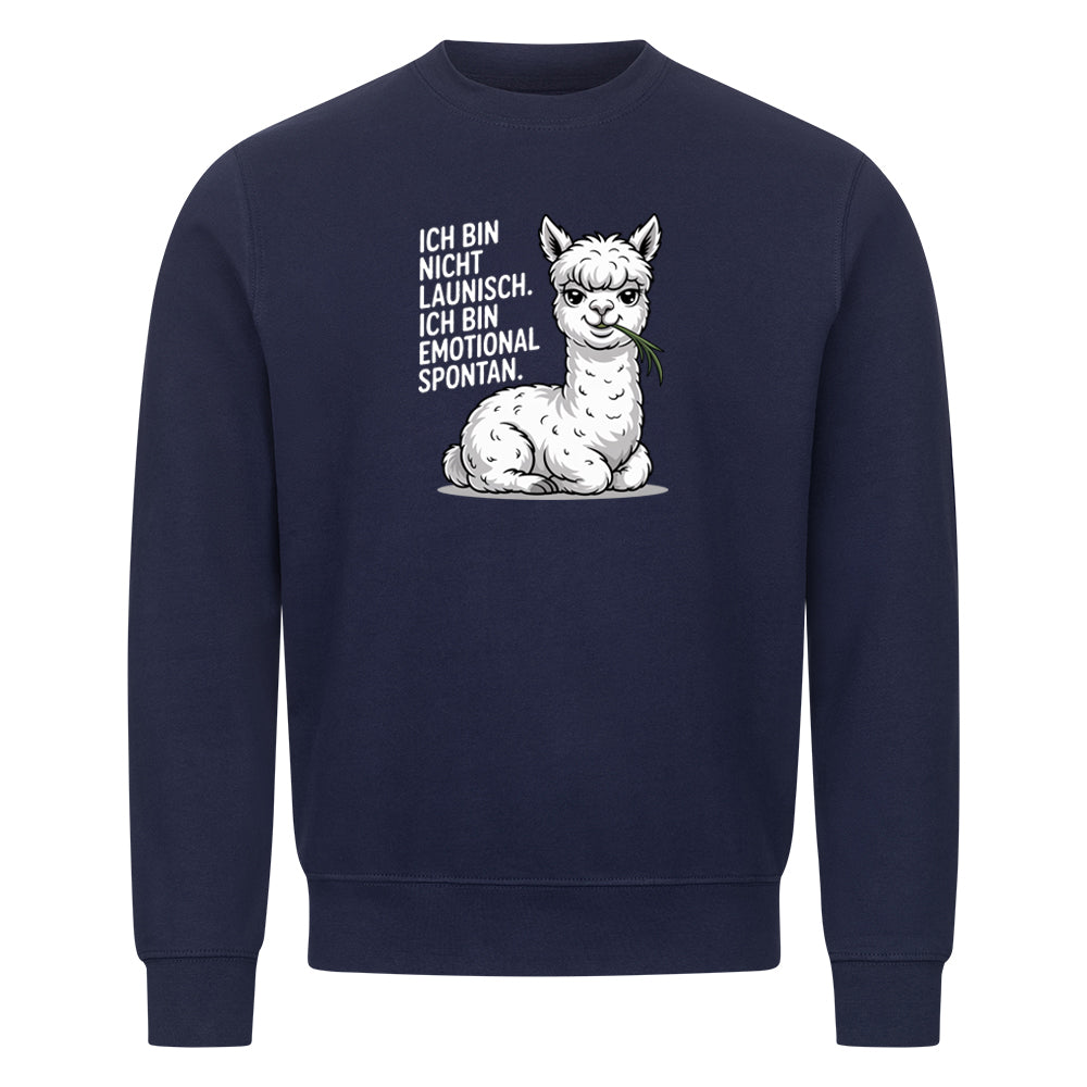 Sweatshirt Emotional Spontan, Seitenansicht