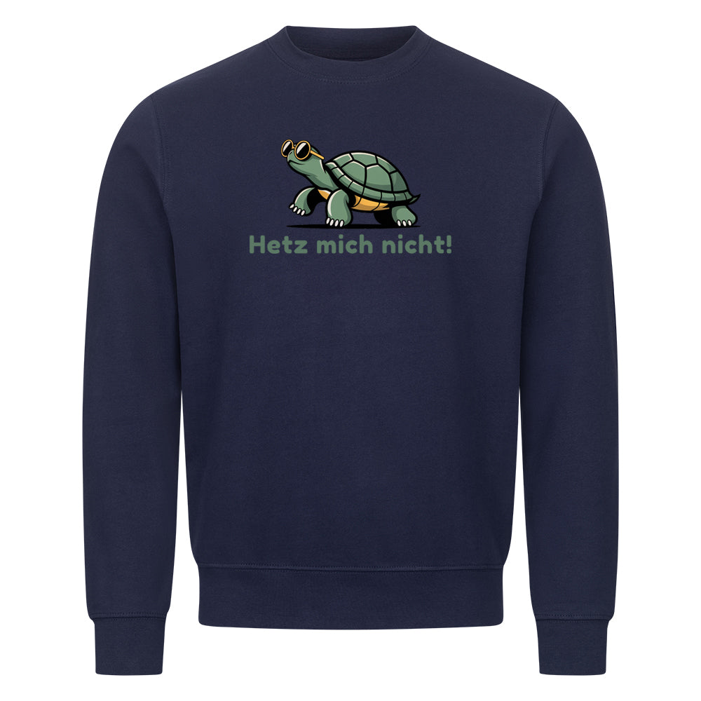 Sweatshirt Hetz mich nicht Schildkröte, Seitenansicht