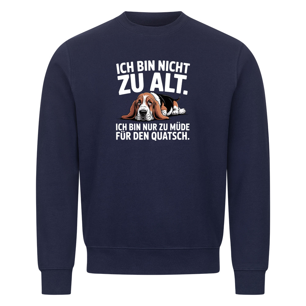 Sweatshirt Zu Alt, Seitenansicht