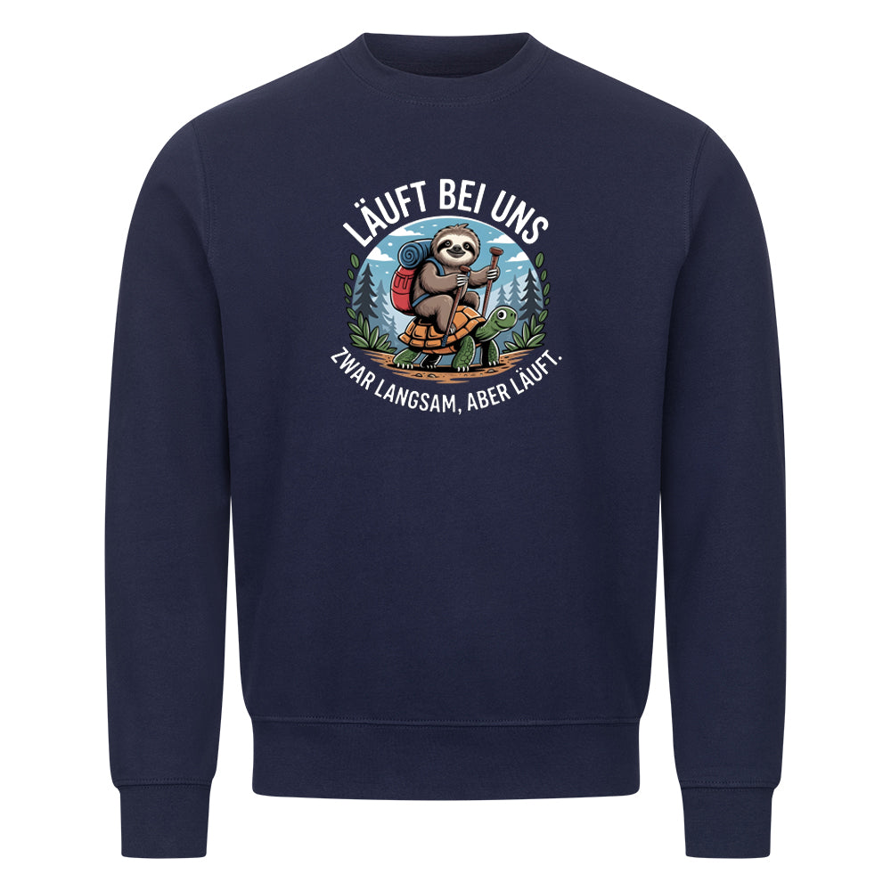 Sweatshirt Läuft bei Uns, Seitenansicht