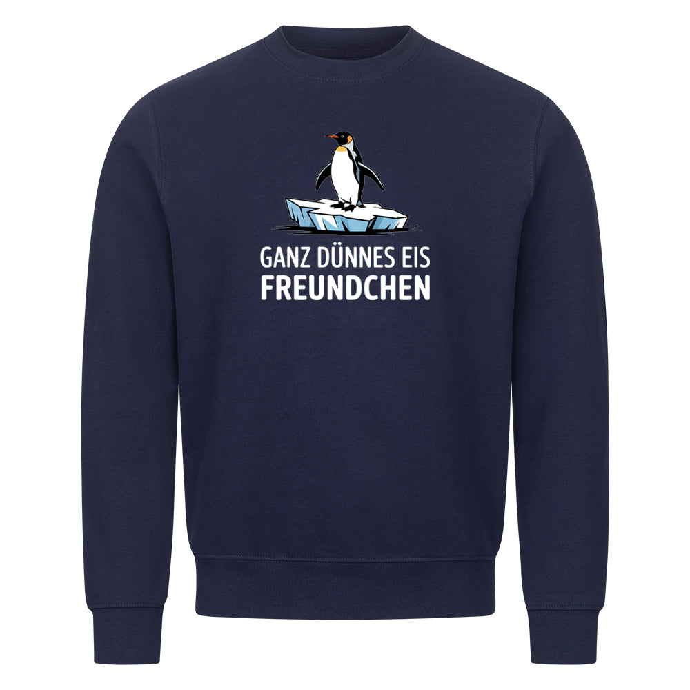 Sweatshirt Dünnes Eis Freundchen, Seitenansicht