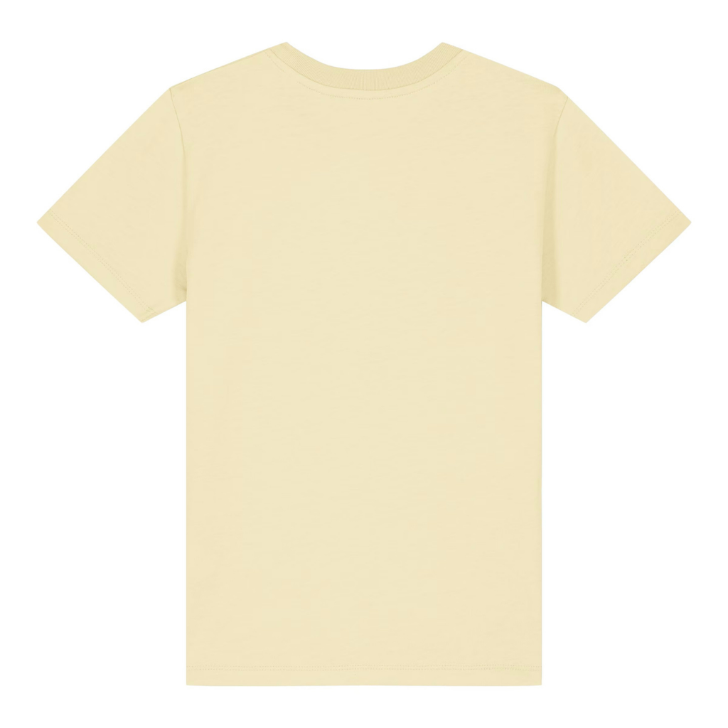 Chill mal Faultier Kinder T-Shirt Butter Rückseite