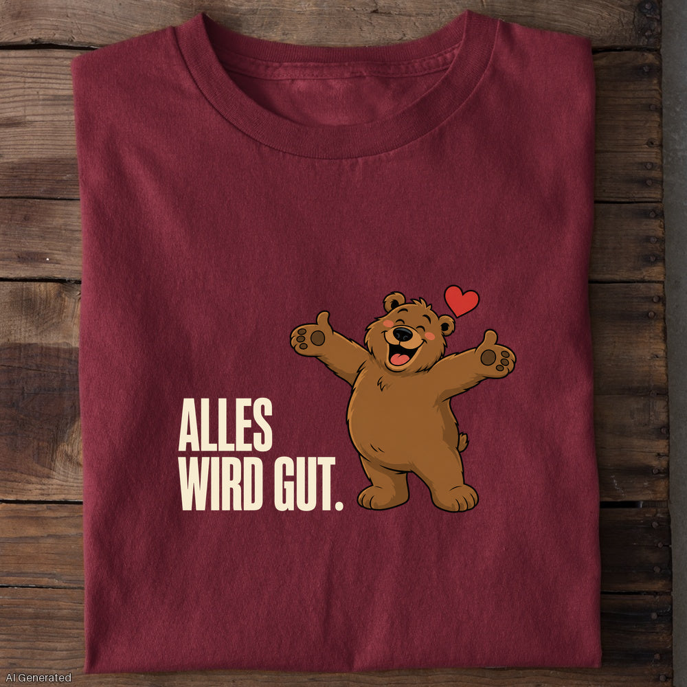 Burgunder – Unisex T-Shirt
