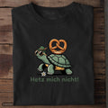Hetz mich nicht Wiesn T-Shirt in Schwarz