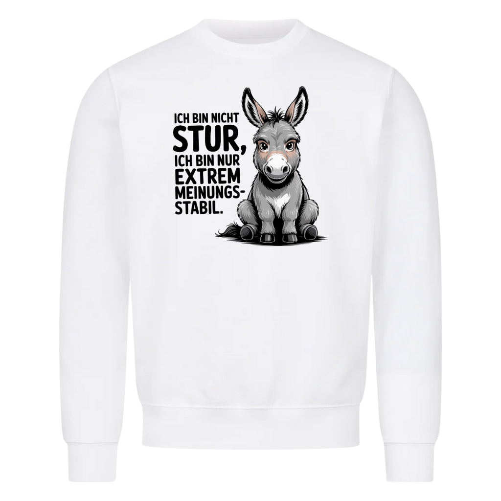 Sweatshirt Sturer Esel, Motivansicht