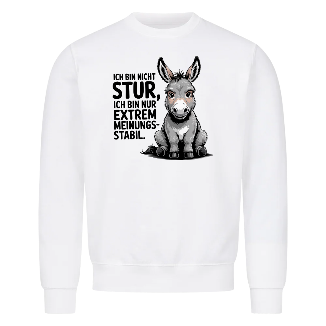 Sweatshirt Sturer Esel, Motivansicht