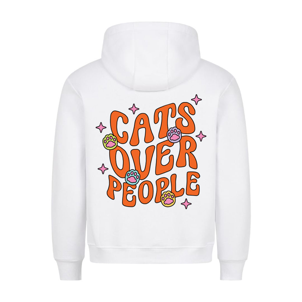 Cats Over People Hoodie BackPrint