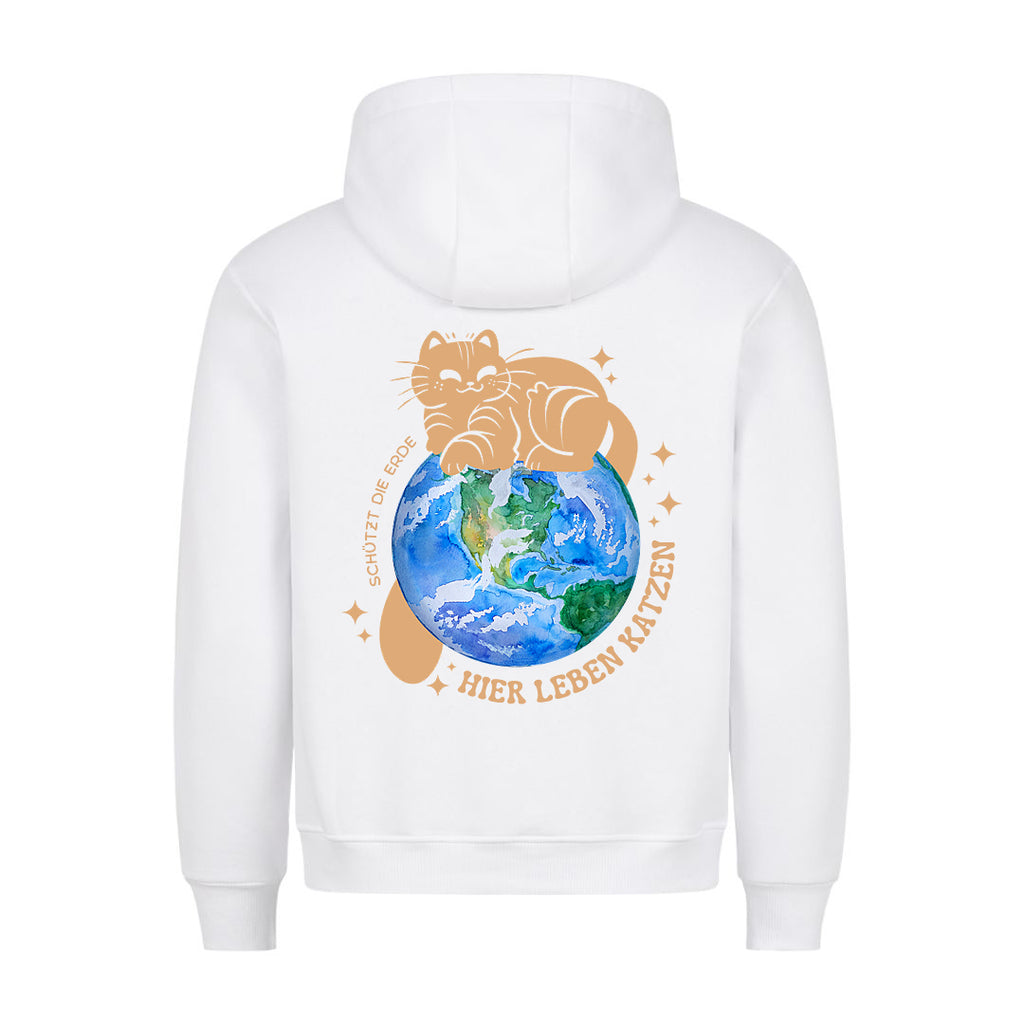 Schützt die Erde Hoodie BackPrint